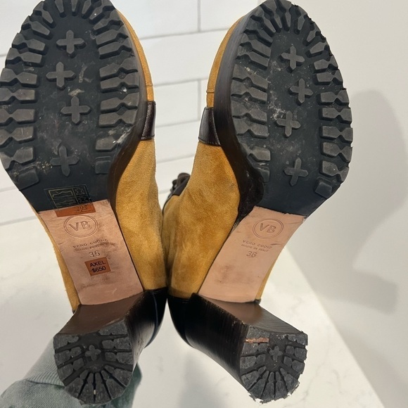 Veronica Beard Axel Lace Up Heeled Hiking Boot. Size 6 US / 36 EU. - Picture 8 of 13